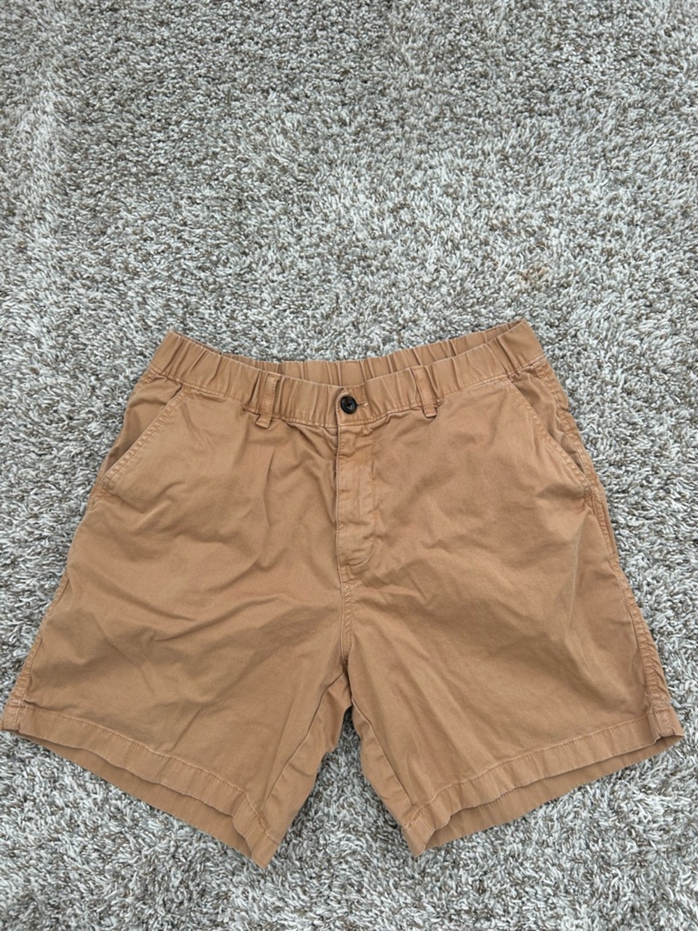 Bear Bottom 7” Men’s Shorts Large Brown Stretch Pockets